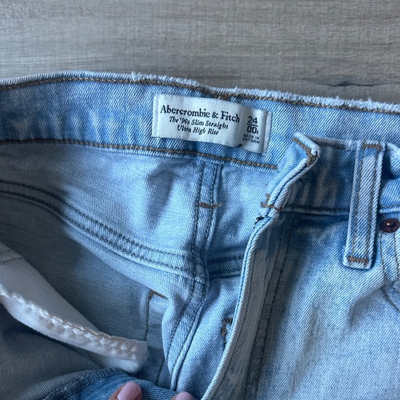 Abercrombie and fitch the 90s slim straight ultra high rise - Picture 3 of 4